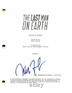 Will Forte Signed Autograph The Last Man On Earth Pilot Script Nebraska, Snl