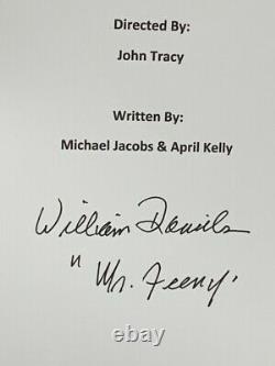 William Daniels Signed Boy Meets World Pilot Script Mr. Feeny Jsa Coa