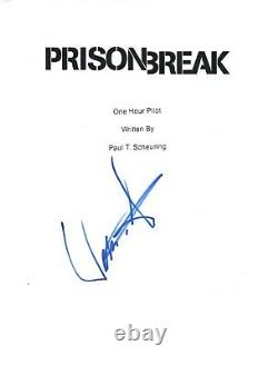 William Fichtner Signed Autographed PRISON BREAK Pilot Episode Script COA