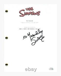 Yeardley Smith Signed Autograph THE SIMPSONS Pilot Episode Script Lisa ACOA COA