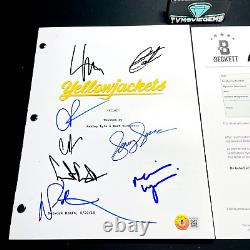 Yellowjackets Signed Pilot Script By 8 Cast Members Melanie Lynskey Beckett Coa