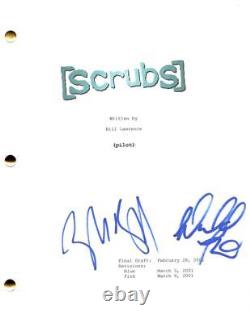 Zach Braff & Donald Faison Signed Autograph Scrubs Full Pilot Script Screenplay