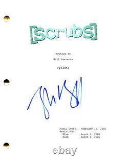 Zach Braff Signed Autograph Scrubs Full Pilot Script JD, Garden State Director