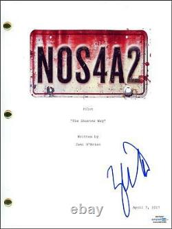 Zachary Quinto NOS4A2 AUTOGRAPH Signed Full Complete Pilot Episode Script ACOA