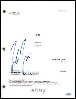 Zeeko Zaki FBI Autograph SIGNED Full Complete Pilot Episode Script ACOA
